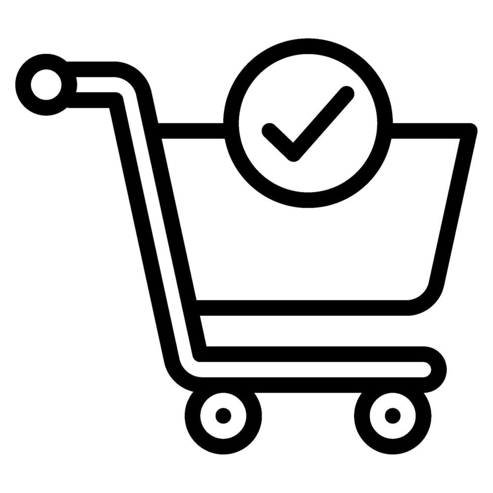Check Out online shoping business illustration vector