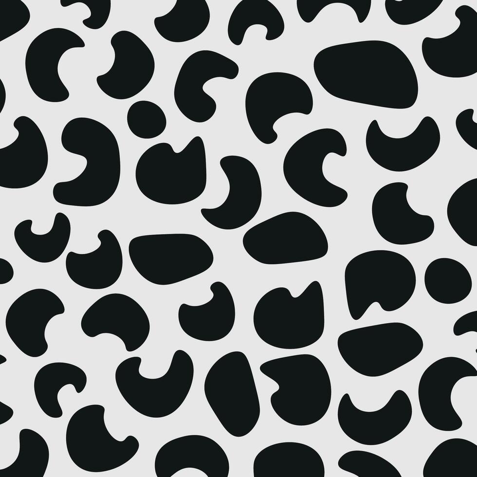 Animal Print black vector