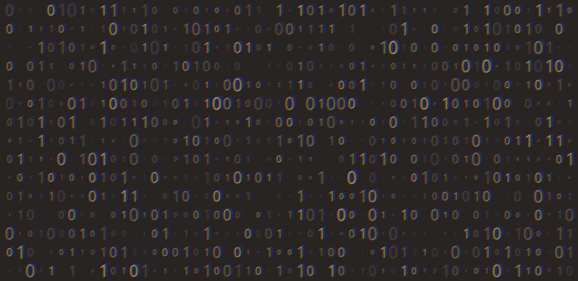 Pattern with squares digital blue technology background vector
