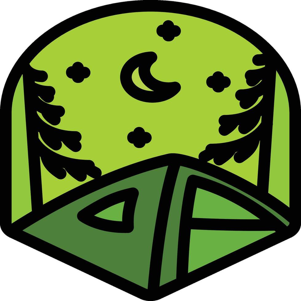 forest and camping.eps vector