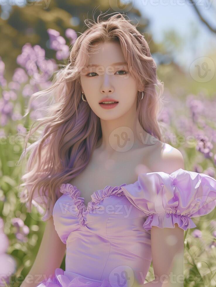 Springtime Elegance in Lilac photo