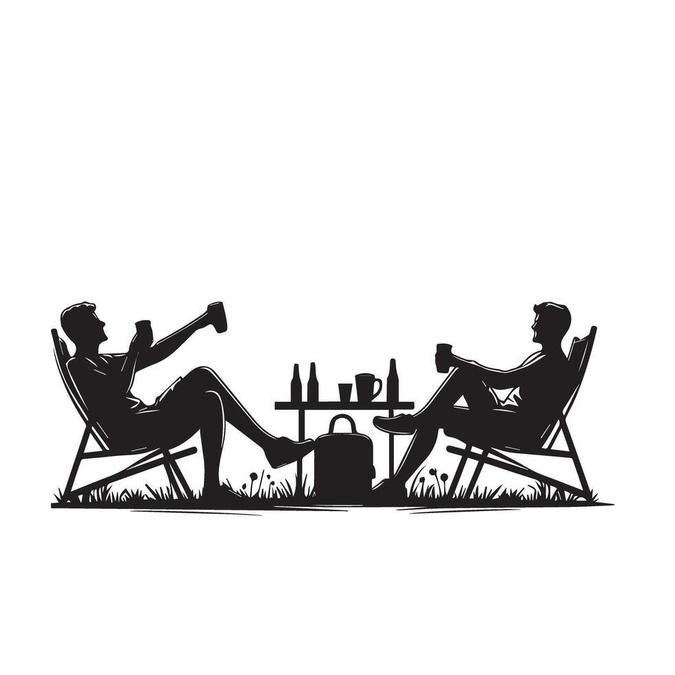 People's silhouette holding hands enjoying friendship.People jumping silhouette. friends youth background. Crowd people, close to each other. vector
