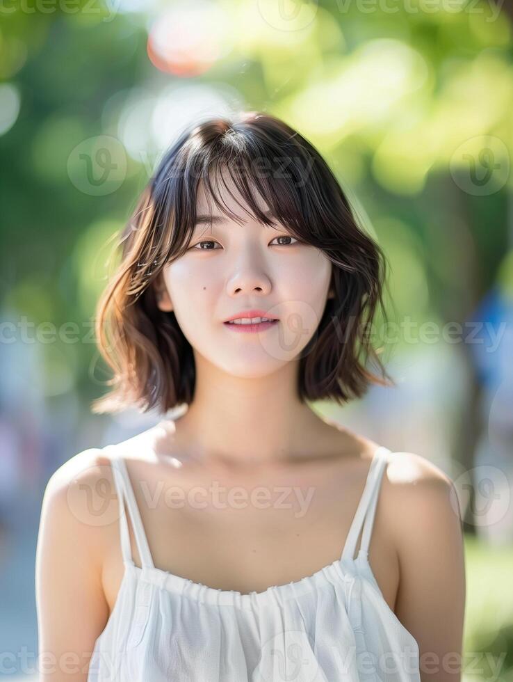Natural Beauty in Summer Light photo