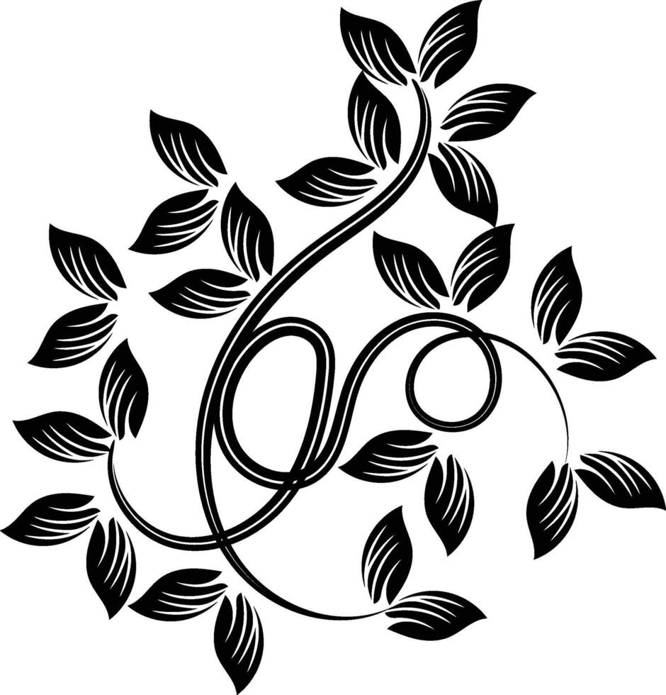 Floral ornaments collection vector