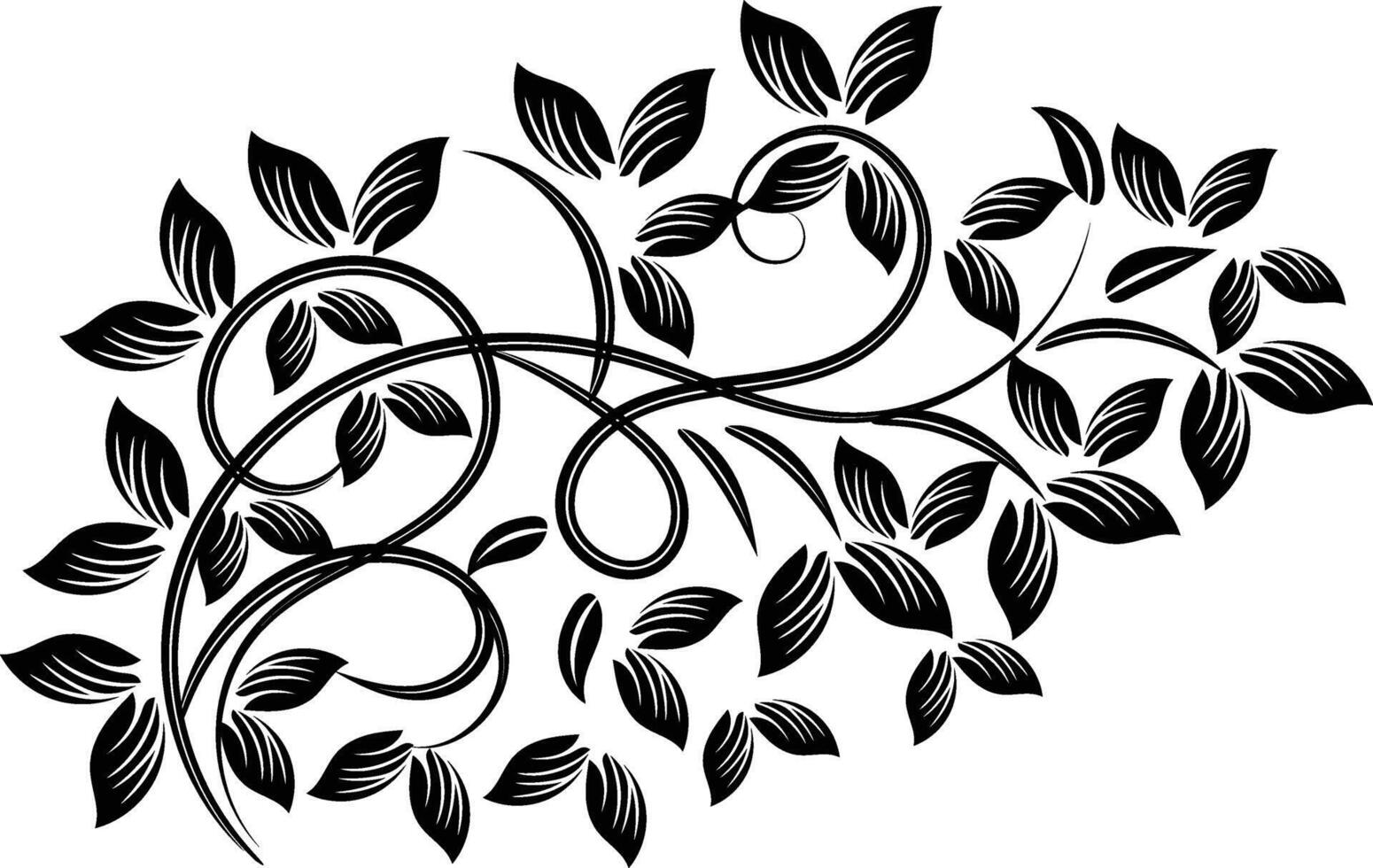 Floral ornaments collection vector