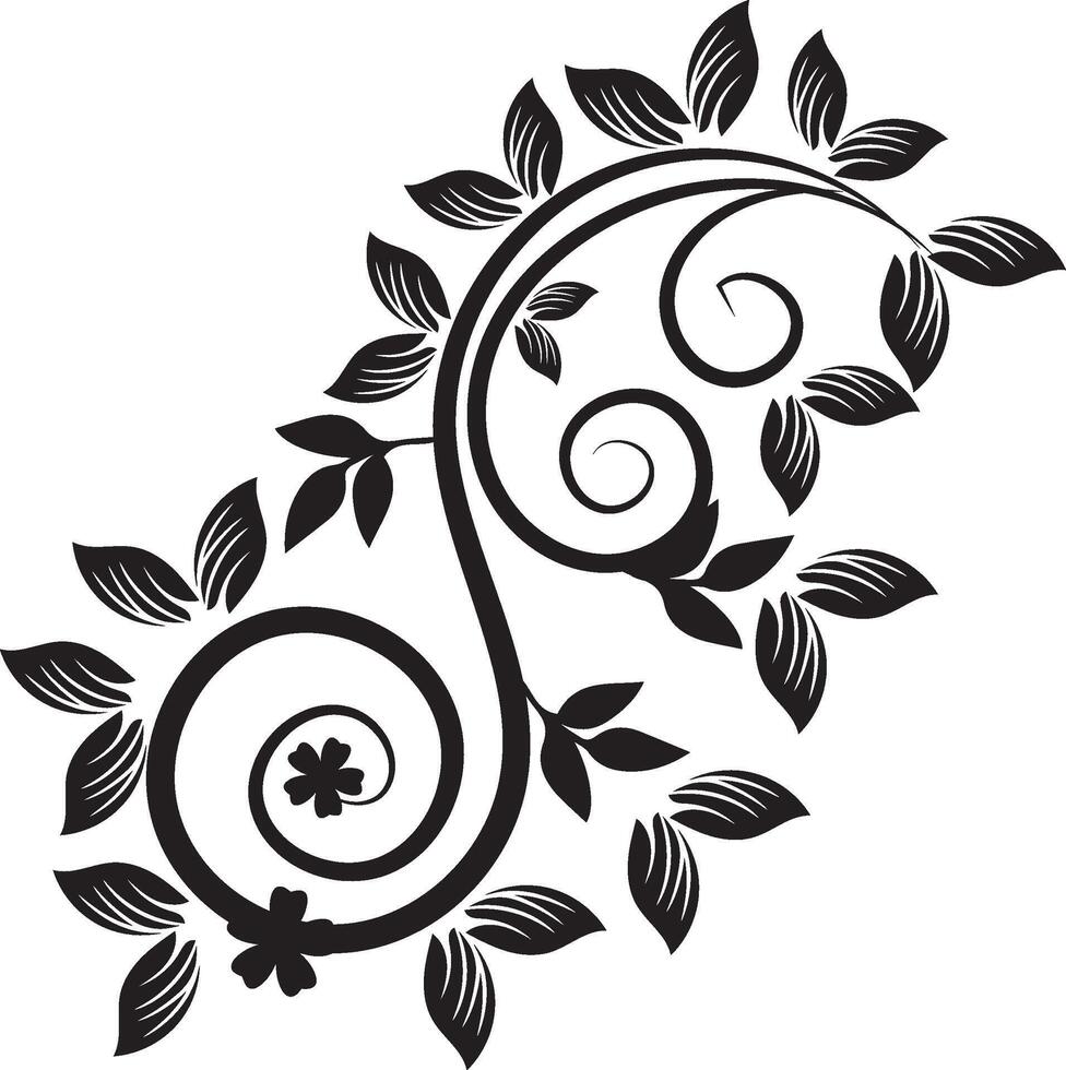 colección de adornos florales vector