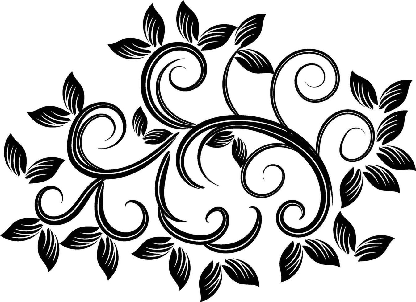 Floral ornaments collection vector