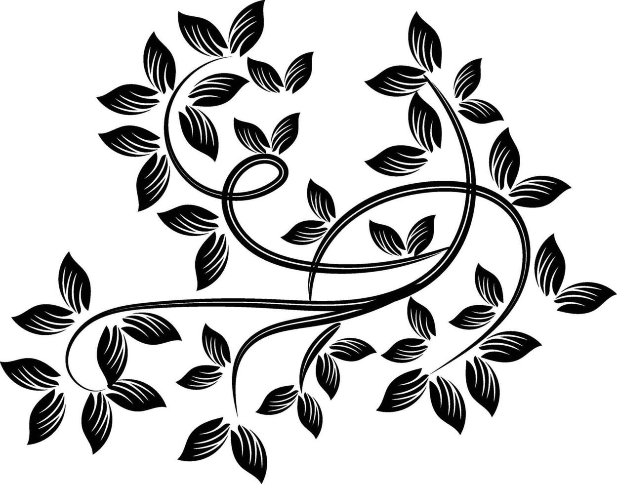 Floral ornaments collection vector