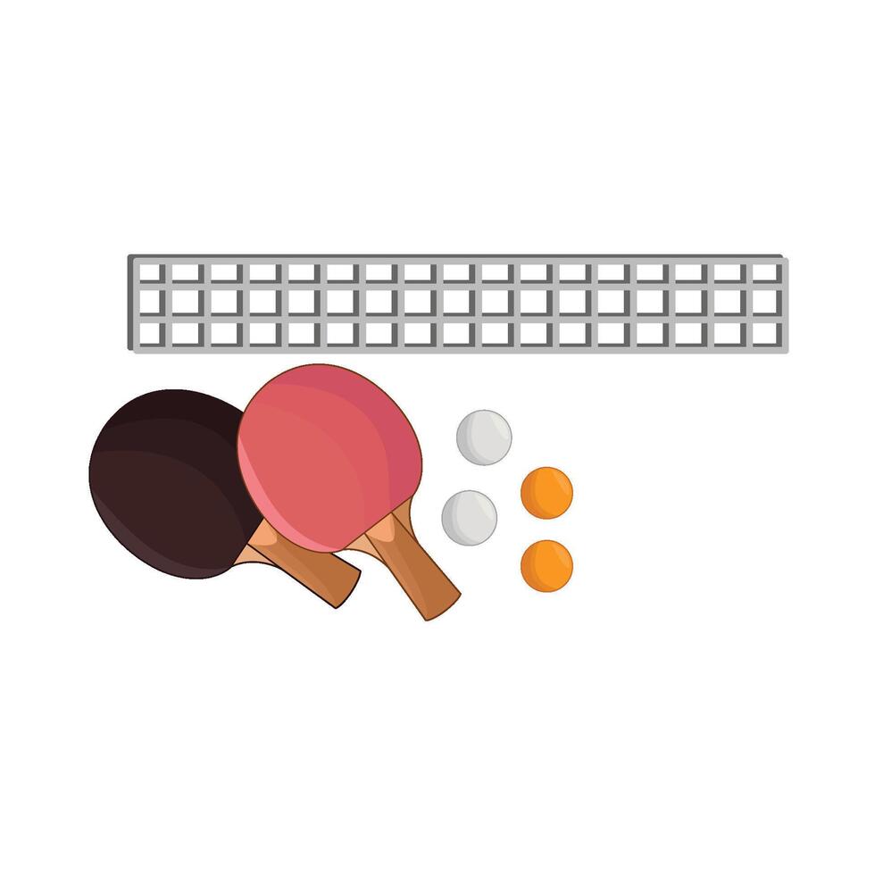 illustration of table tennis vector