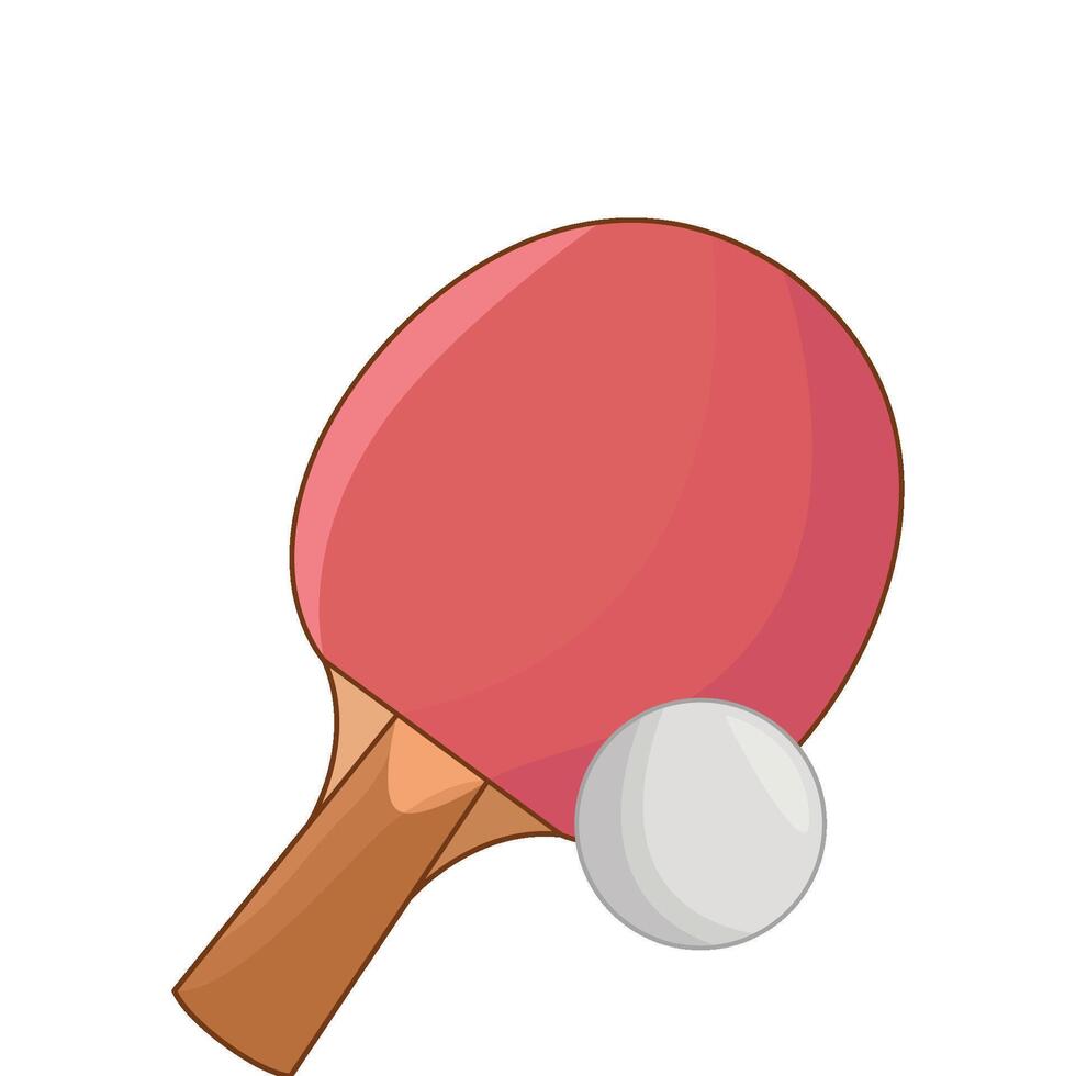 illustration of table tennis vector