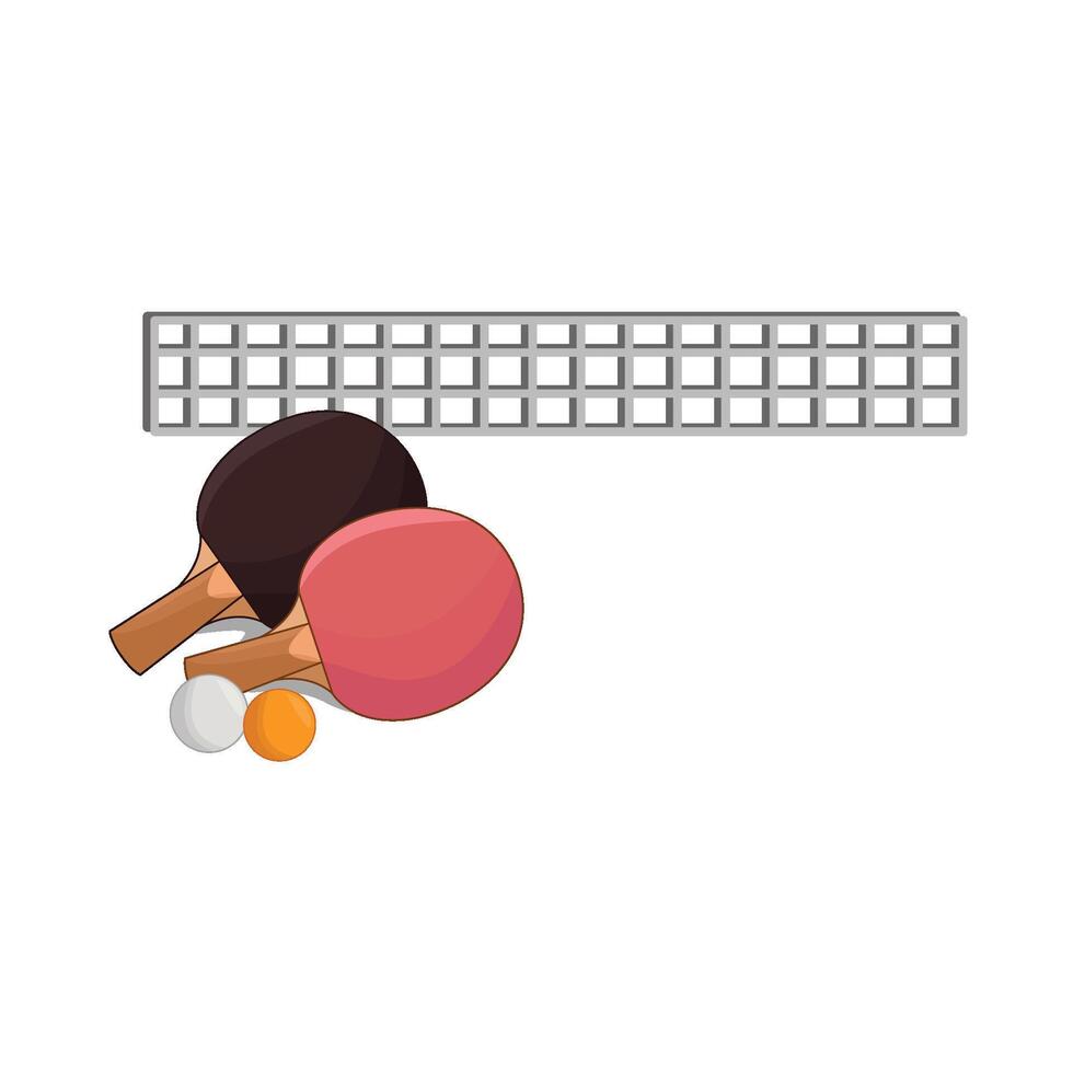 illustration of table tennis vector
