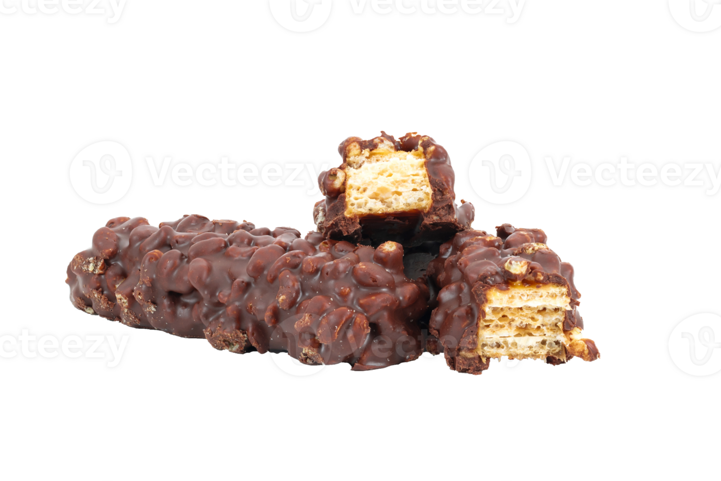 Chocolate wafers on file png