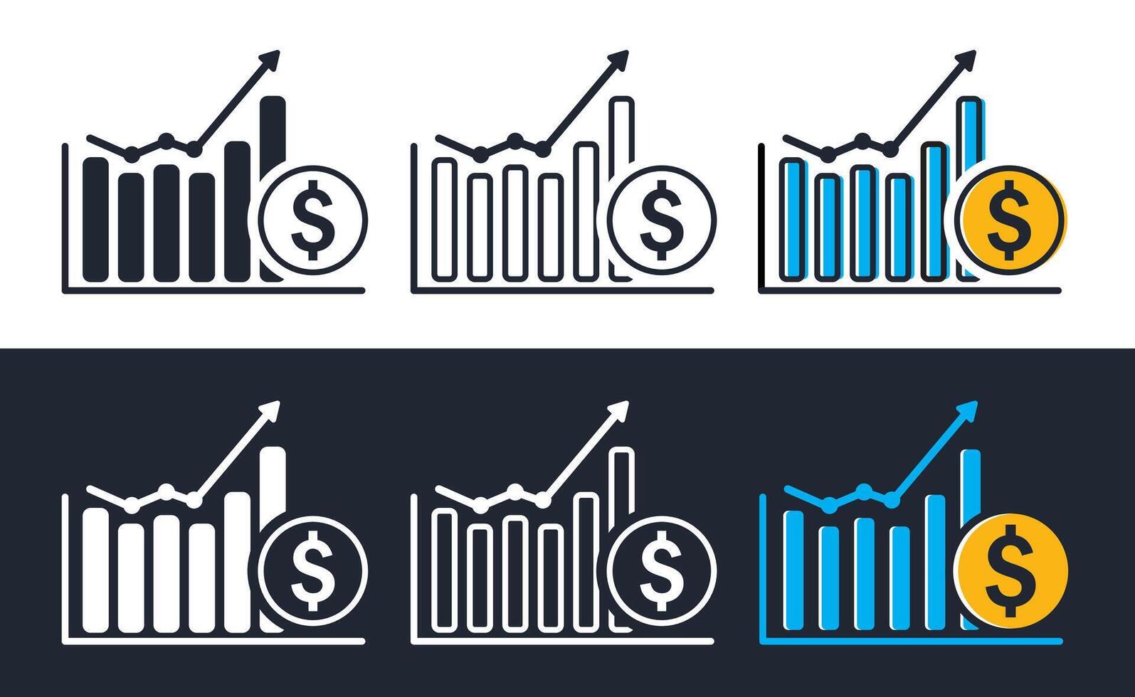 inflation icon, simple design illustration, design style with different colors. easy to edit use for websites, apps, etc. vector