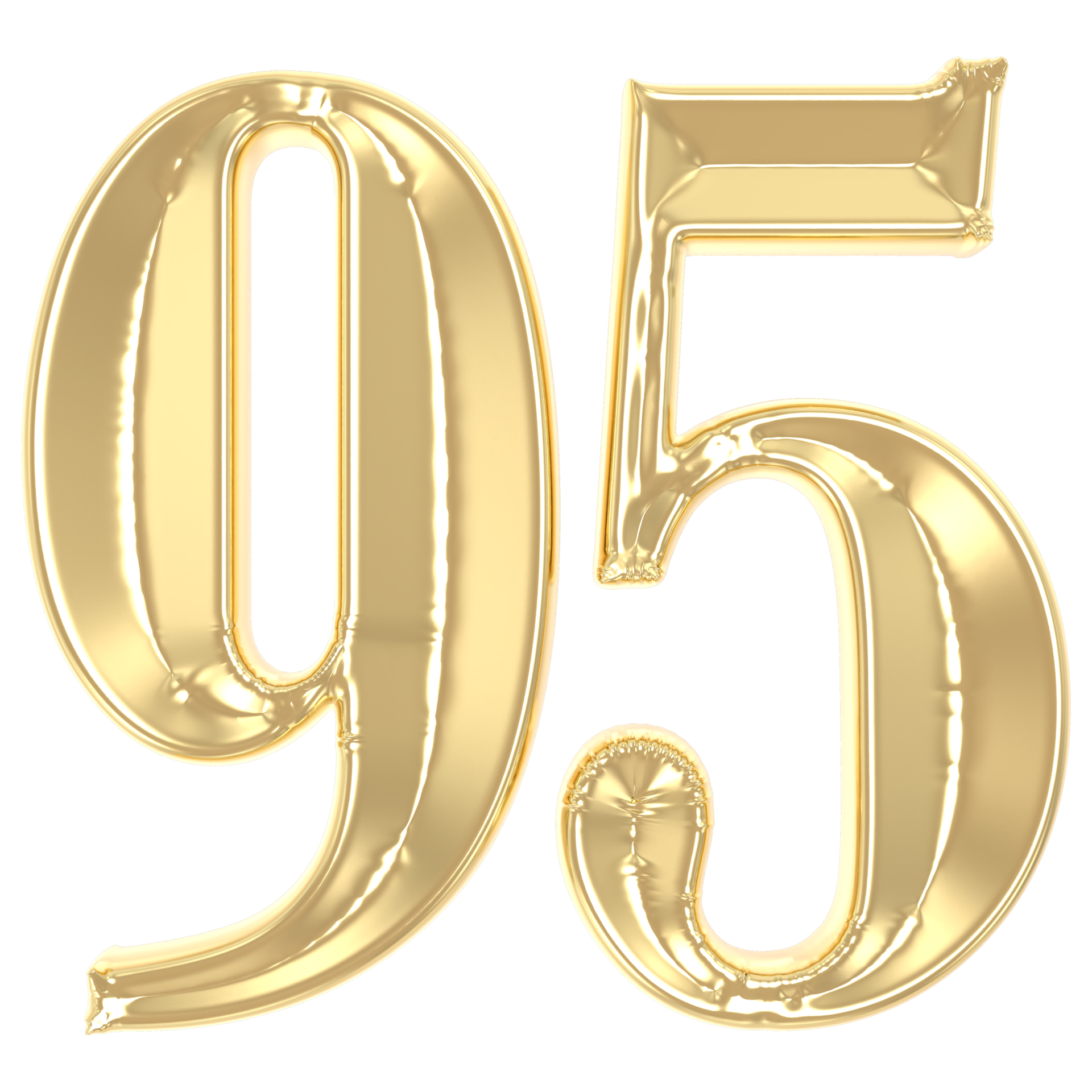 95 Gold Number 3D Rendering 45717803 PNG 95 Gold Number 3D Rendering 45717803 PNG