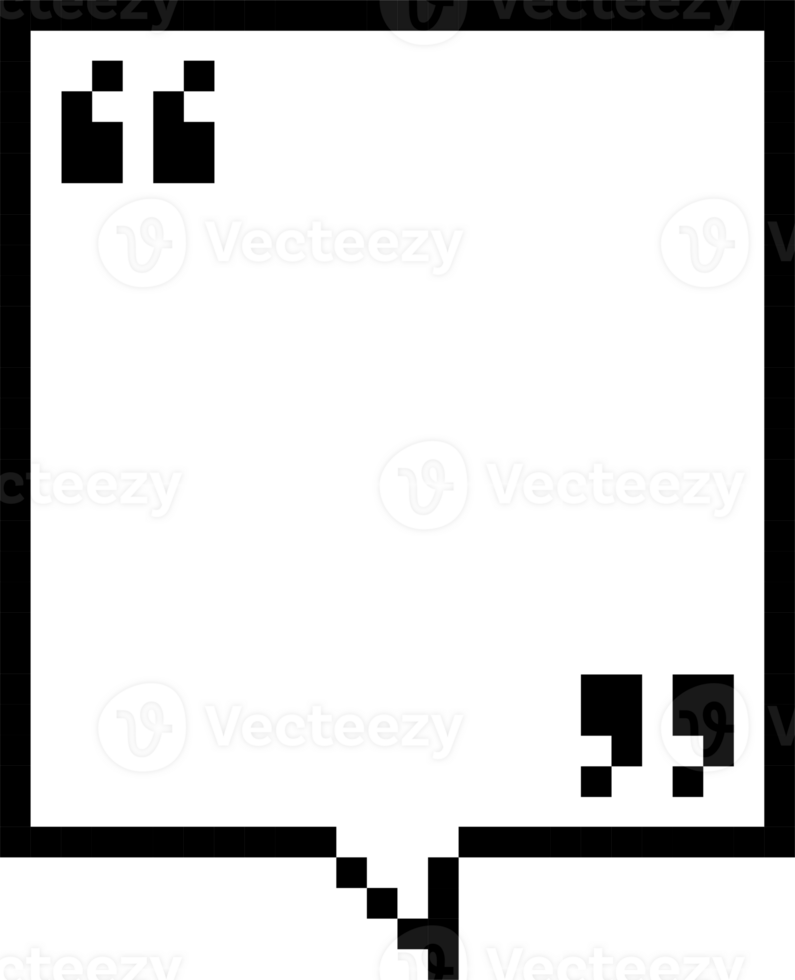 8bit retro game pixel speech bubble balloon icon sticker memo keyword planner text box banner png
