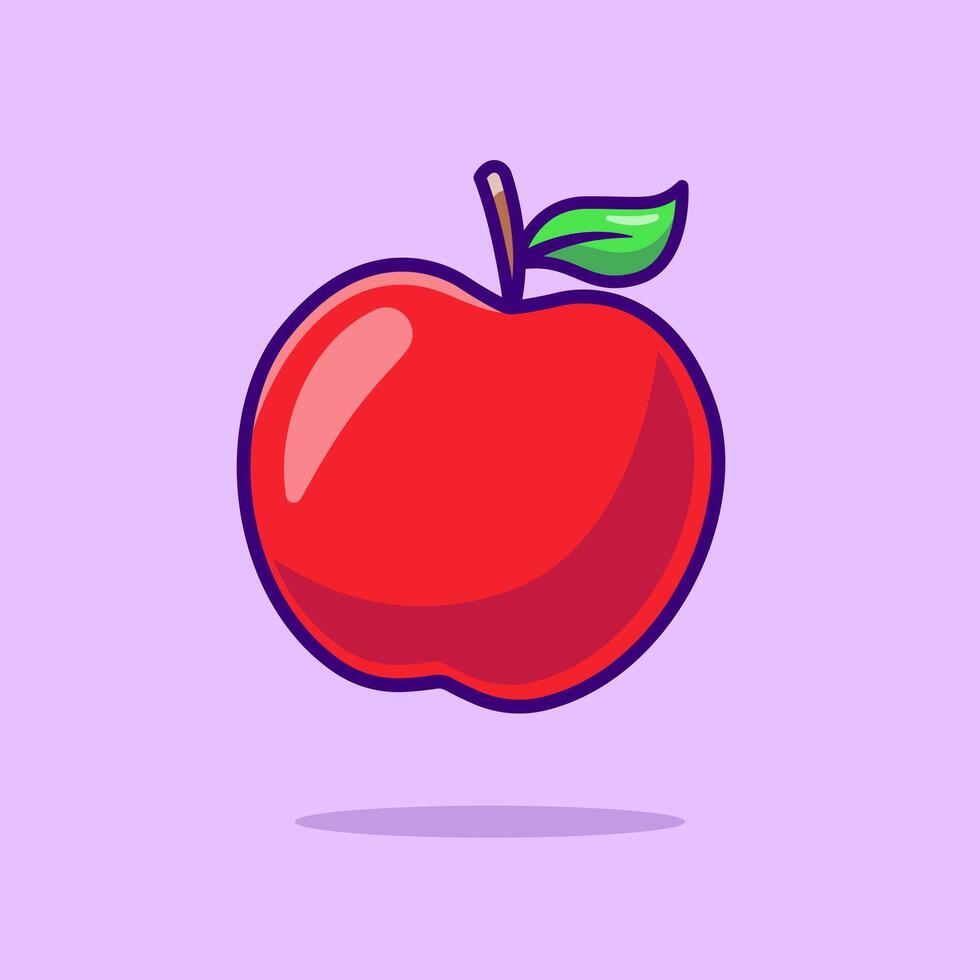 Apple Fruit Cartoon vector