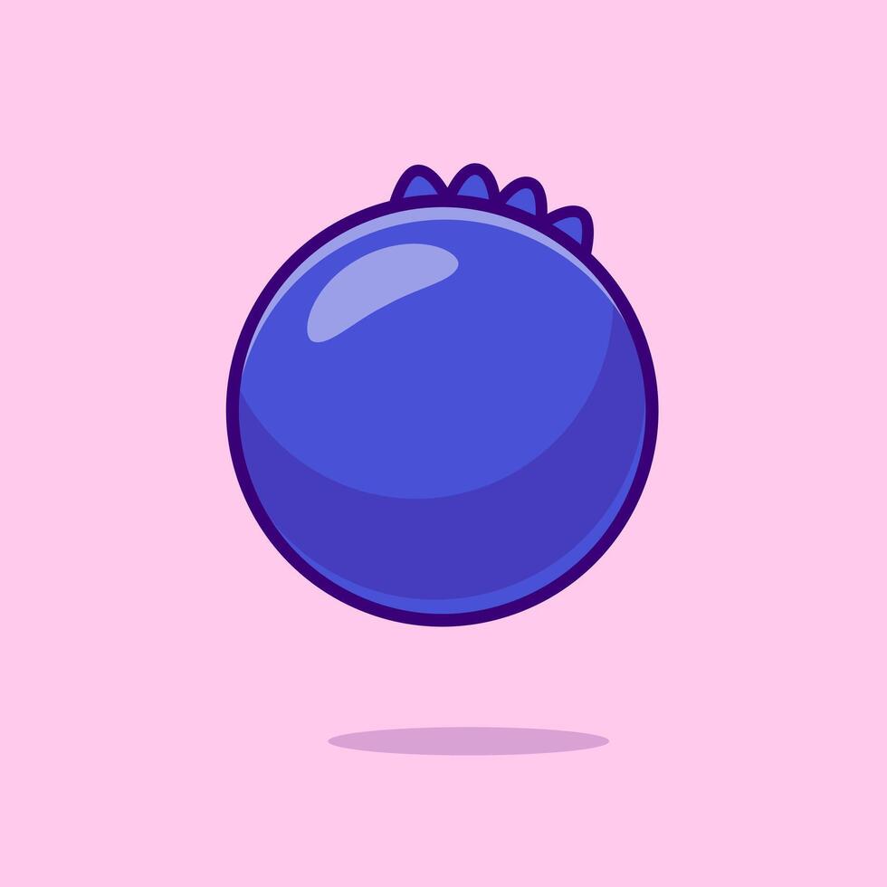 Blueberry Fruit Cartoon vector