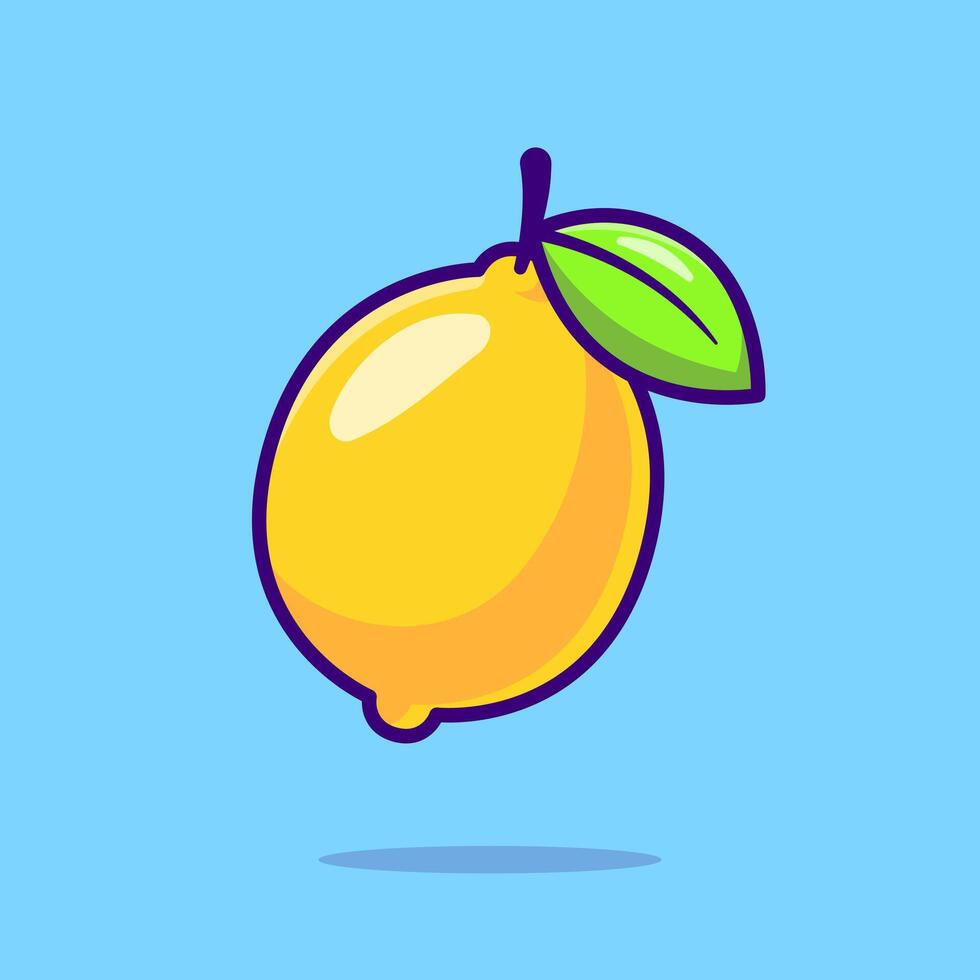 Lemon Fruit Cartoon vector