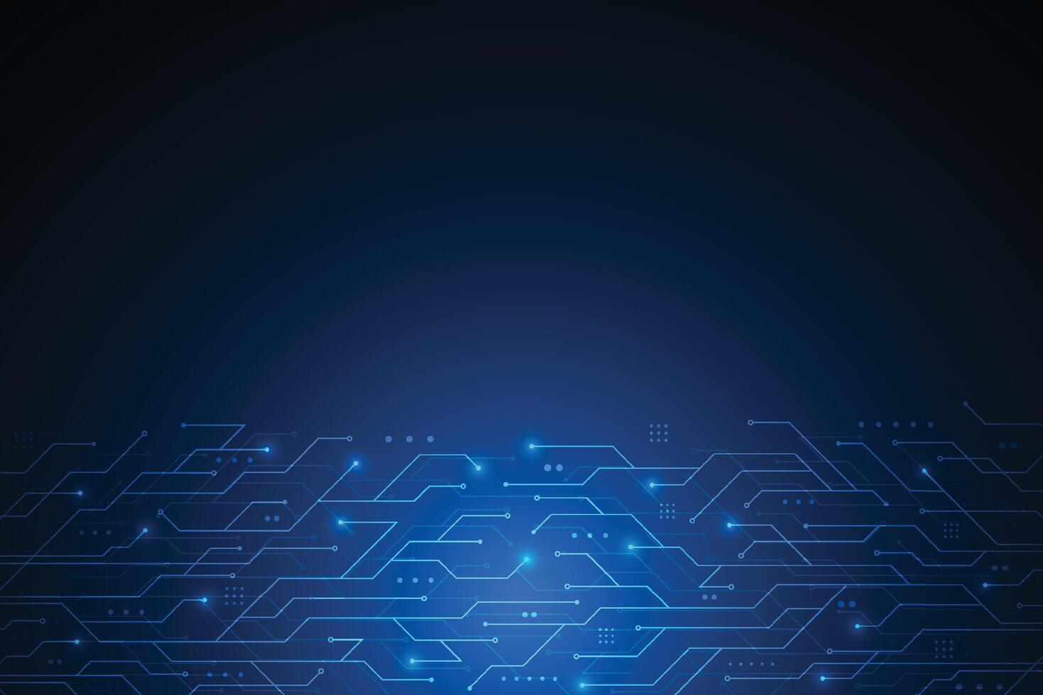 Abstract background with technology circuit board texture. Artificial intelligence electronic board. Communication and engineering concept vector