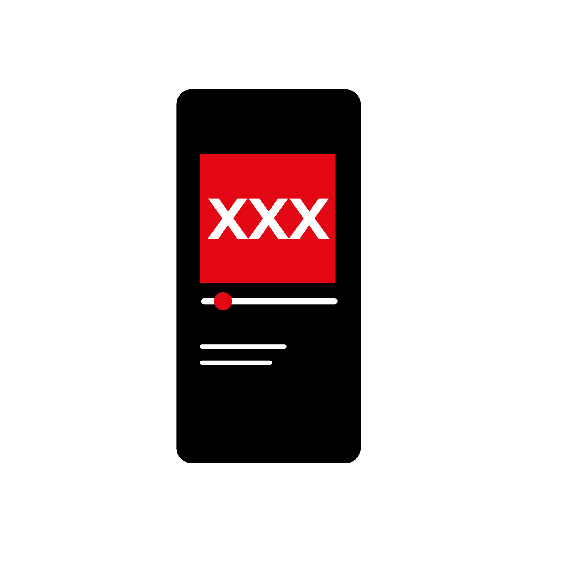 Online porn movie streaming service icon 45719219 PNG