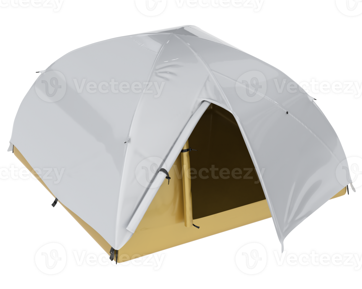 Modern tent isolated on background. 3d rendering - illustration png