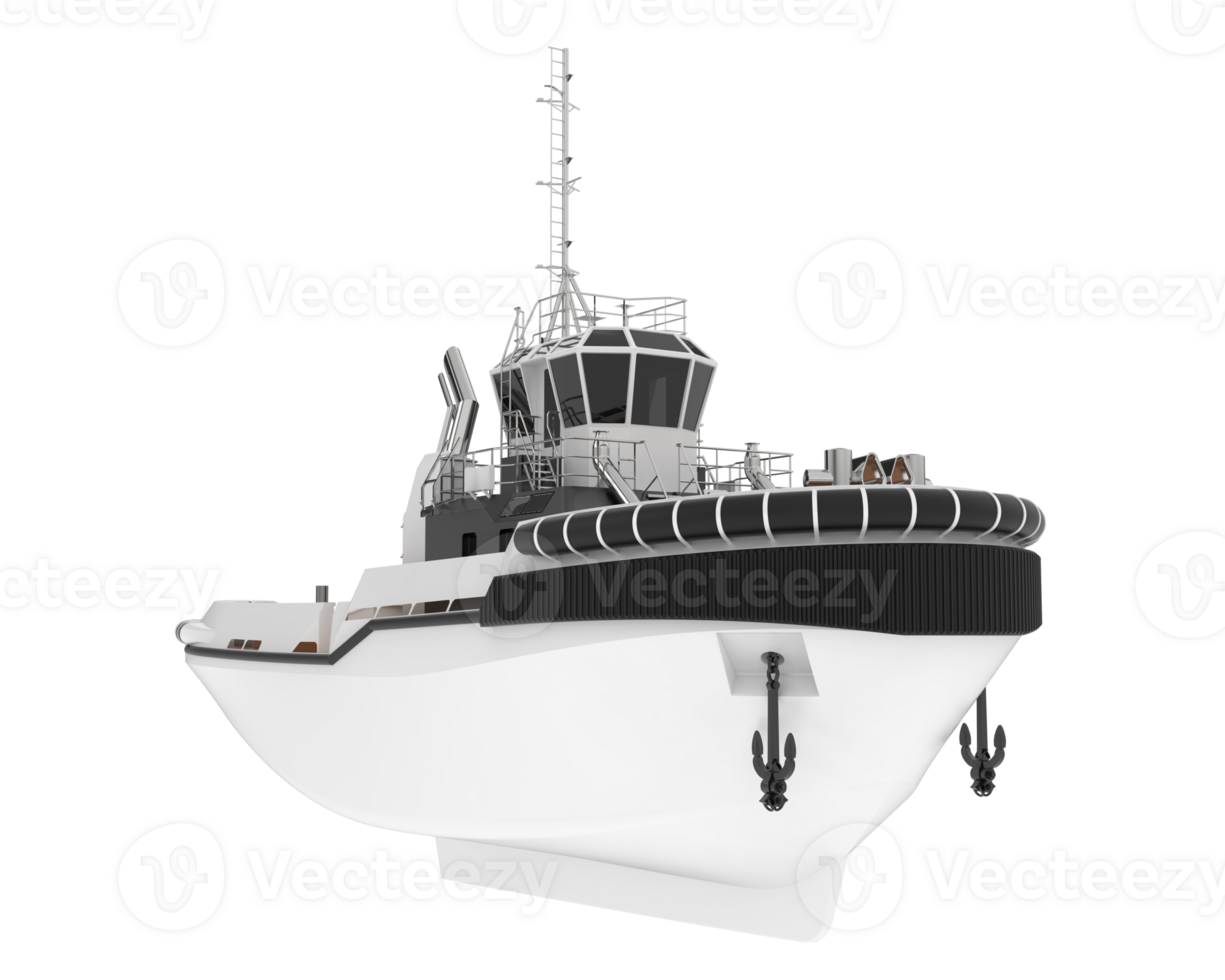 Fishing boat isolated on background. 3d rendering - illustration png