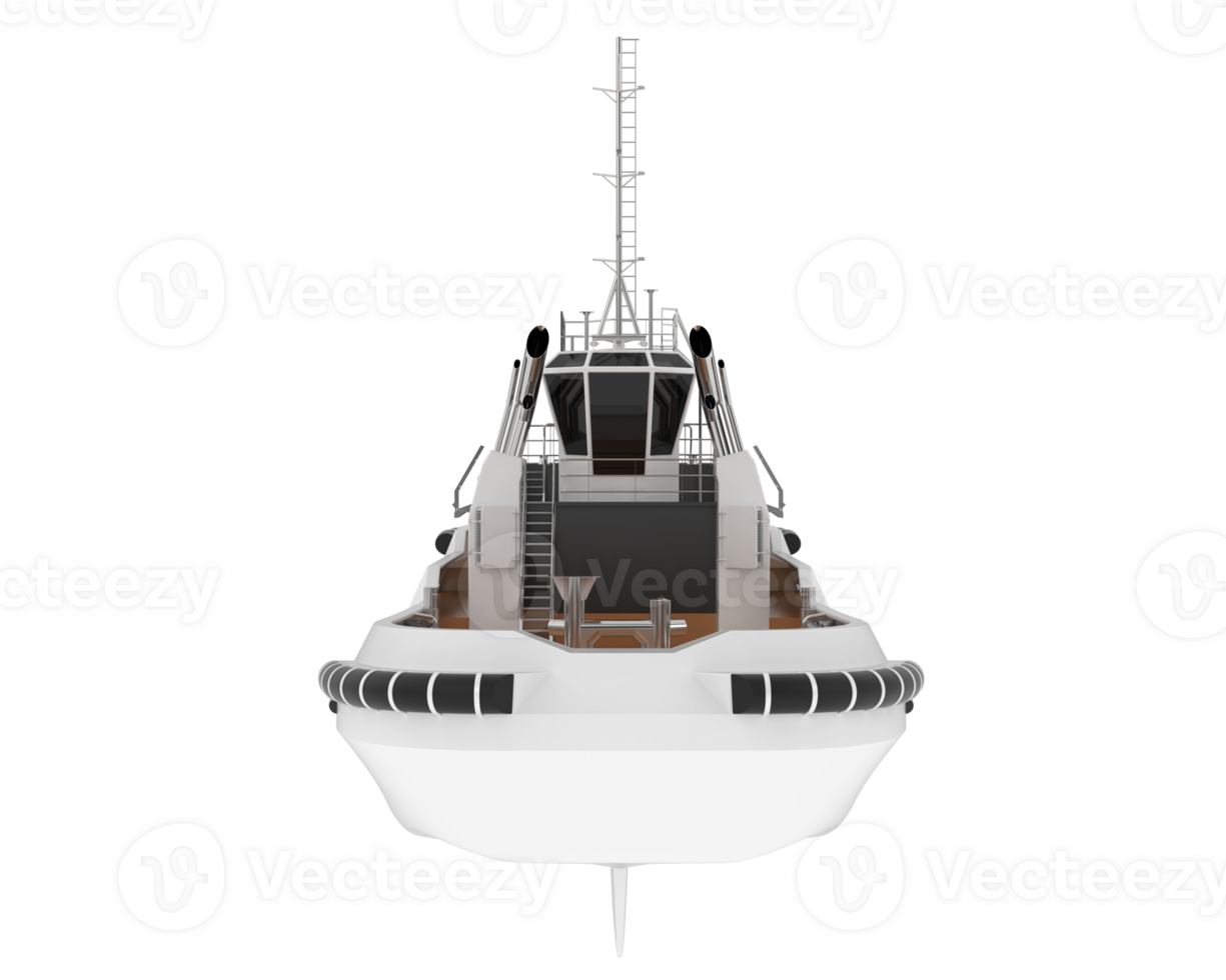 Fishing boat isolated on background. 3d rendering - illustration png
