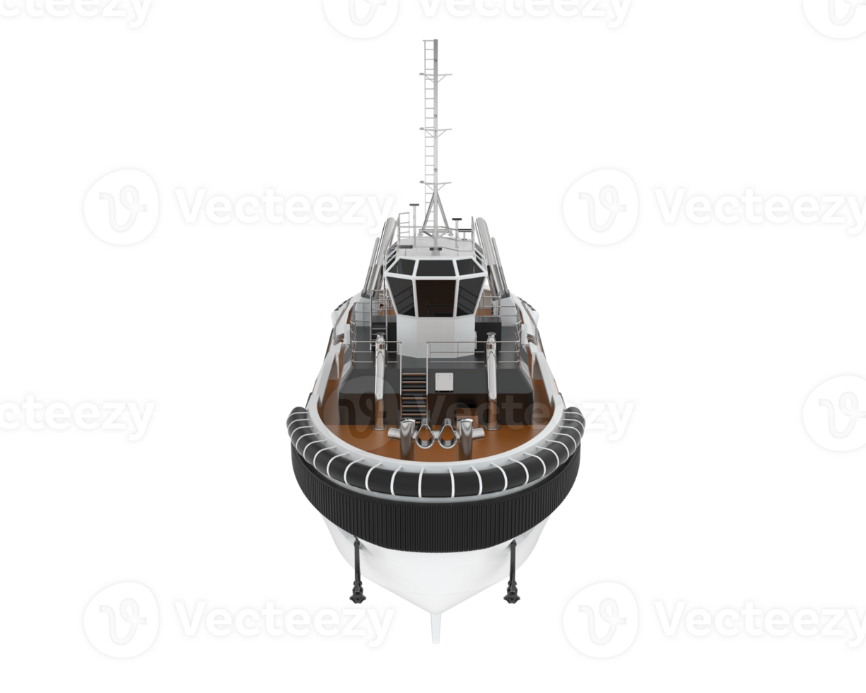 Fishing boat isolated on background. 3d rendering - illustration png
