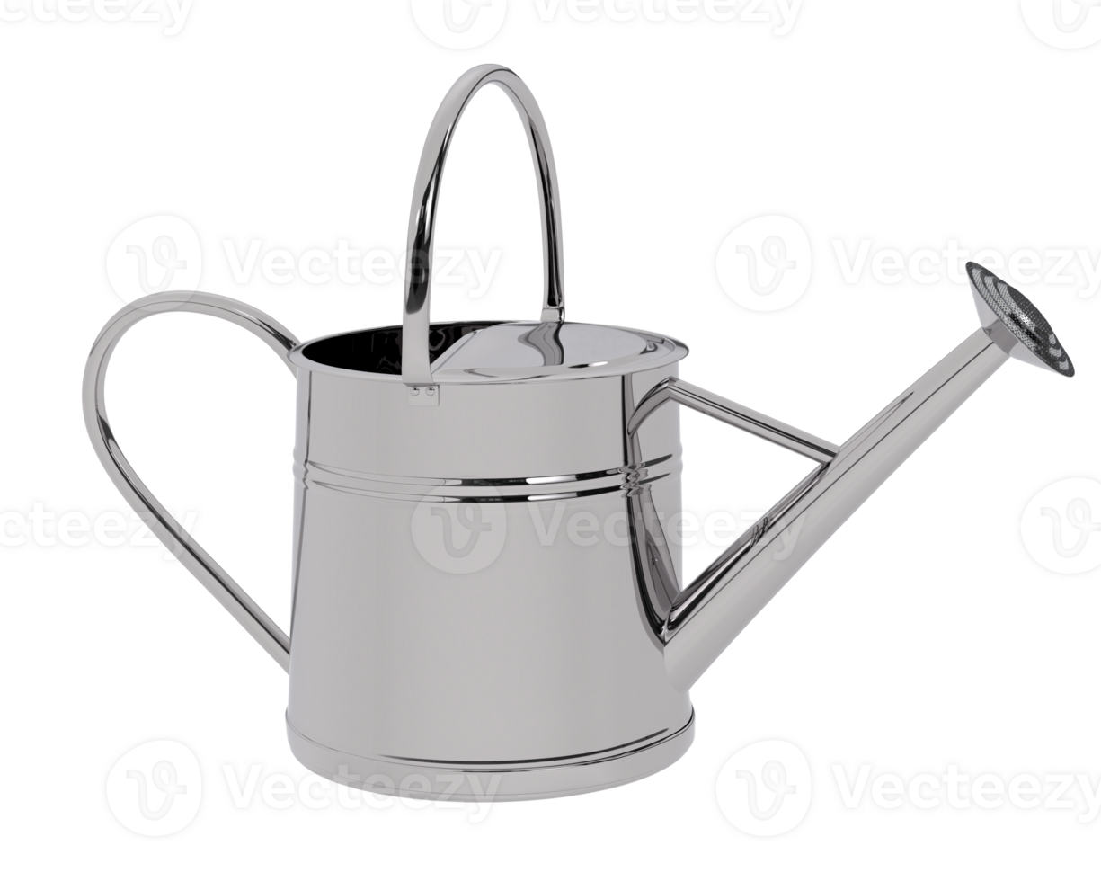 Watering can isolated on background. 3d rendering - illustration png