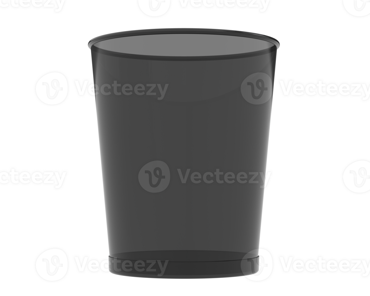 Trash can isolated on background. 3d rendering - illustration png