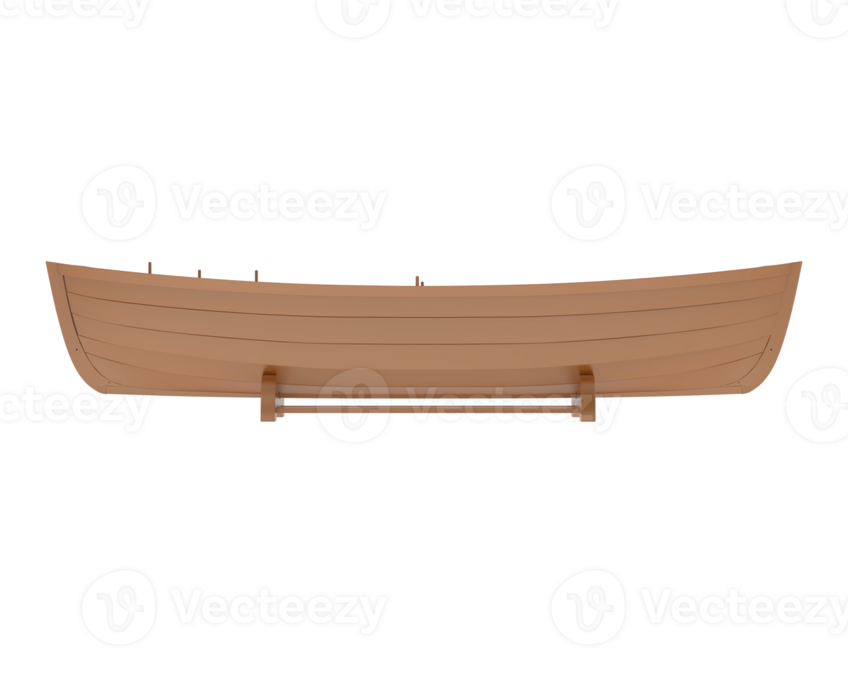 Whaleboat isolated on background. 3d rendering - illustration png