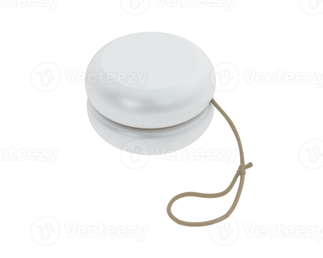 Yoyo isolated on background. 3d rendering - illustration png
