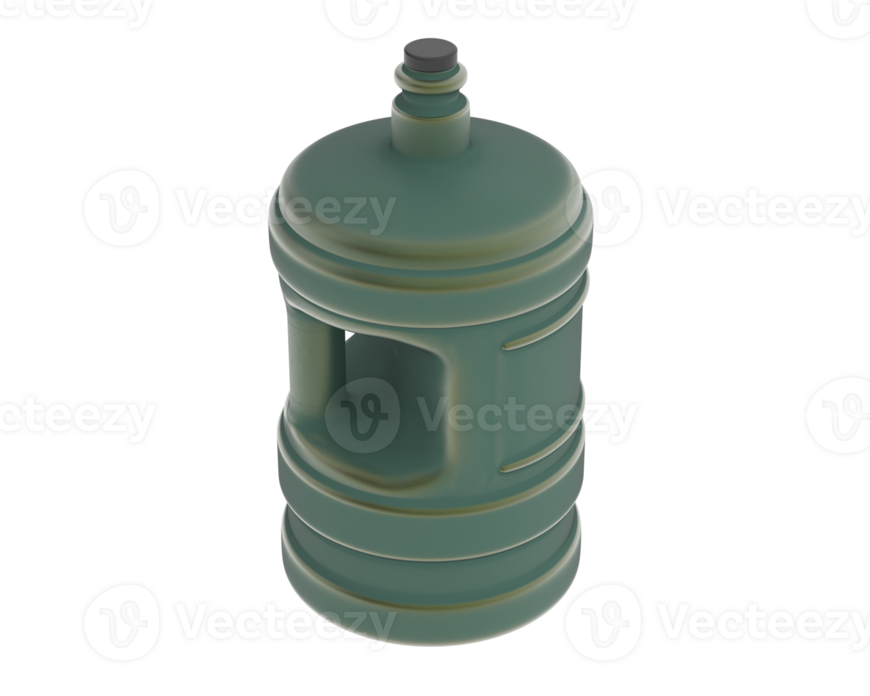 Watering can isolated on background. 3d rendering - illustration png