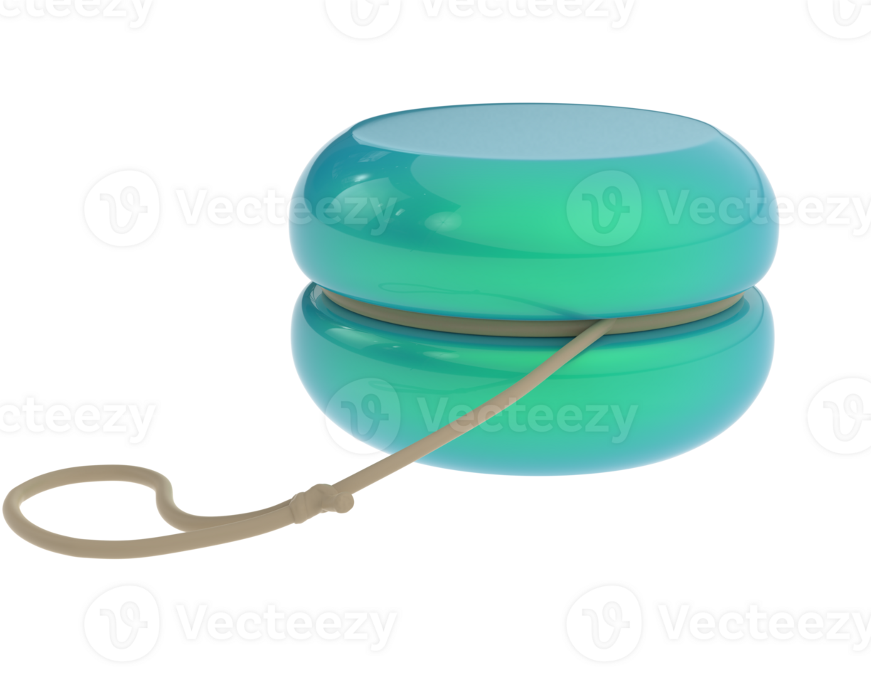 Yoyo isolated on background. 3d rendering - illustration png