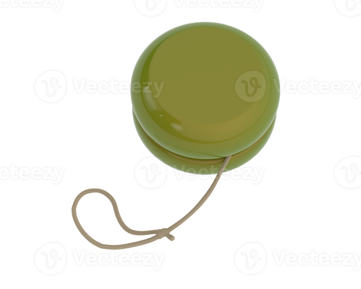 Yoyo isolated on background. 3d rendering - illustration png