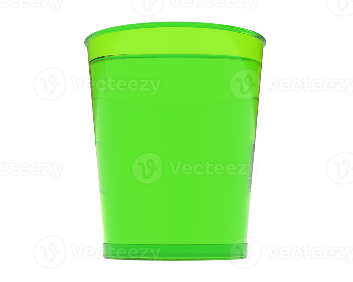 Trash can isolated on background. 3d rendering - illustration png