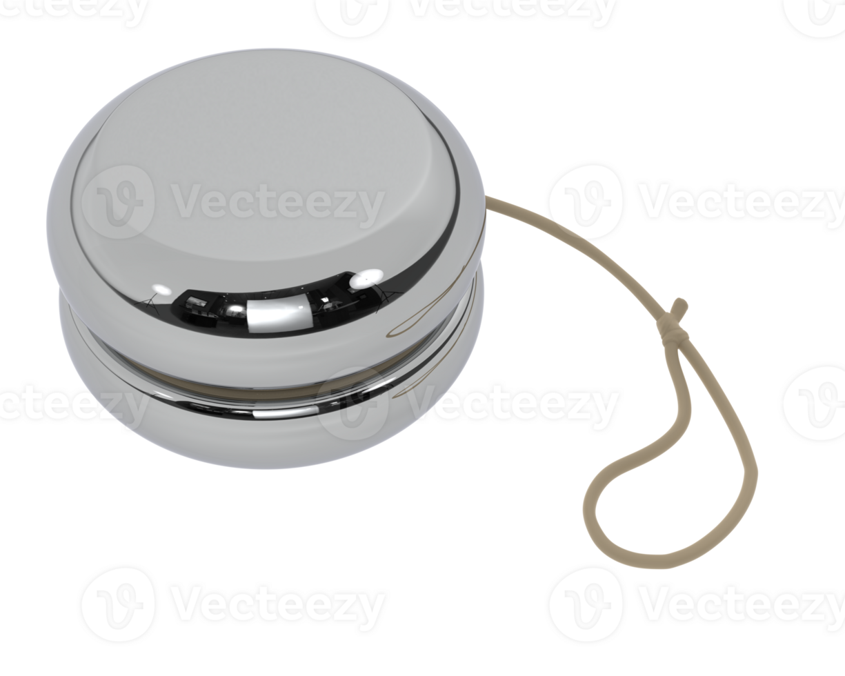 Yoyo isolated on background. 3d rendering - illustration png