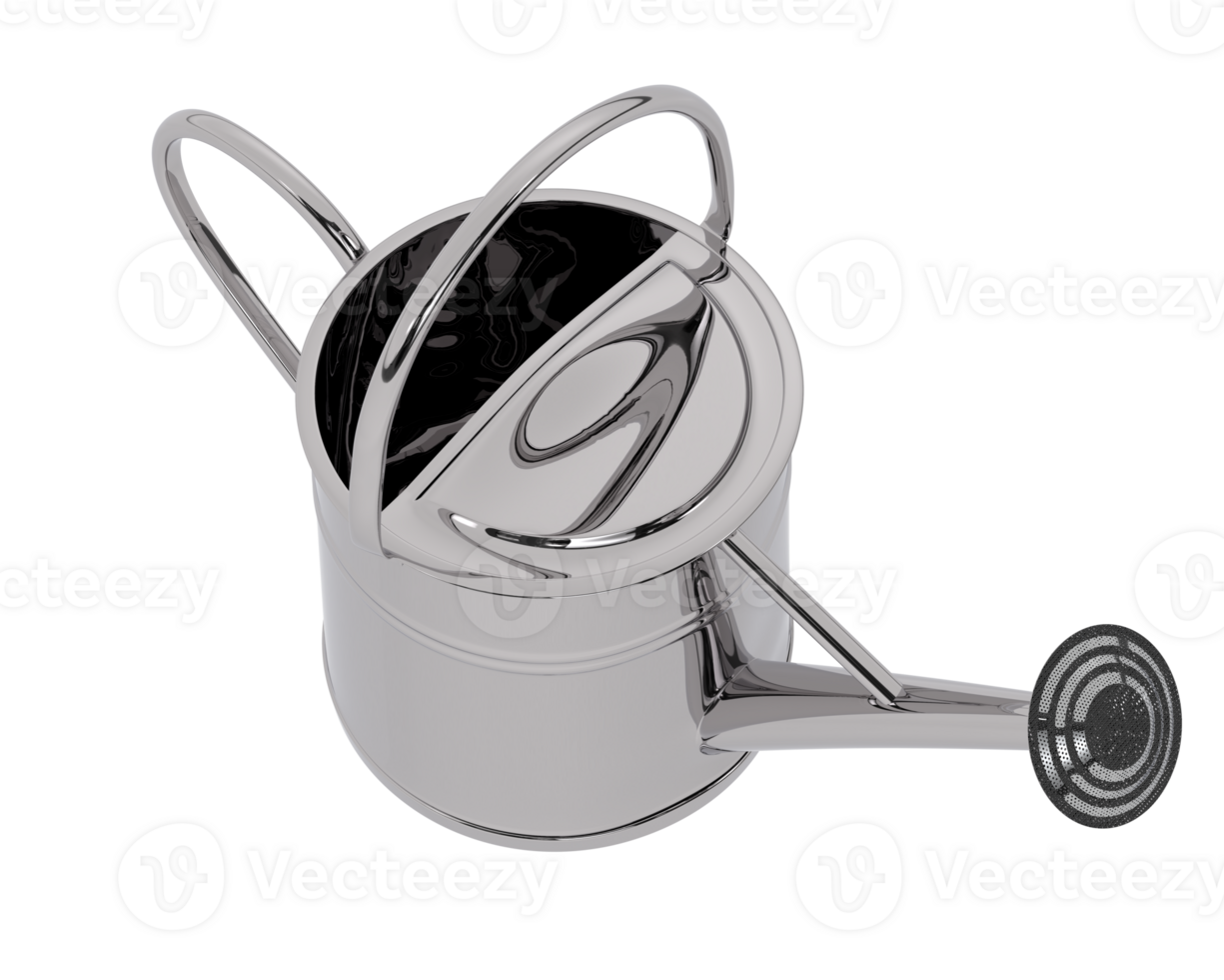 Watering can isolated on background. 3d rendering - illustration png