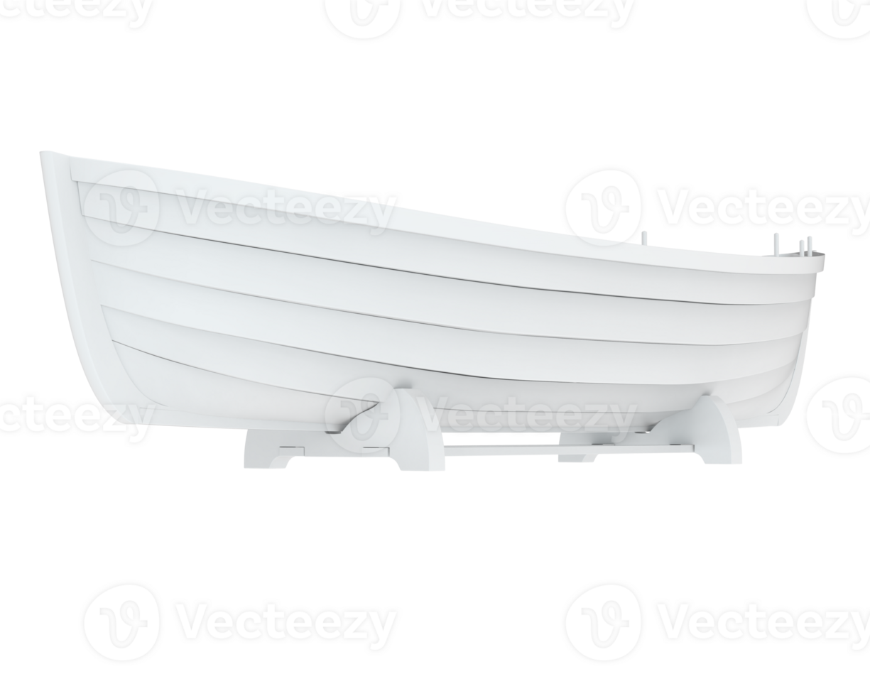 Whaleboat isolated on background. 3d rendering - illustration png
