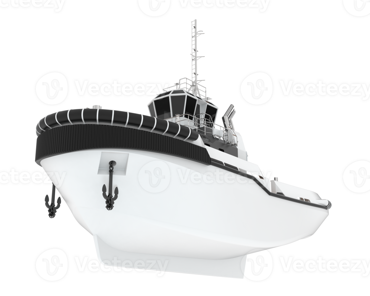 Fishing boat isolated on background. 3d rendering - illustration png