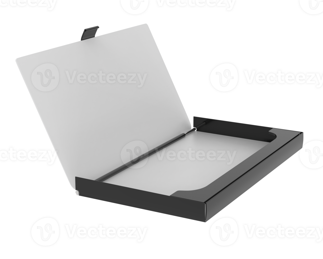Business card holder isolated on background. 3d rendering - illustration png
