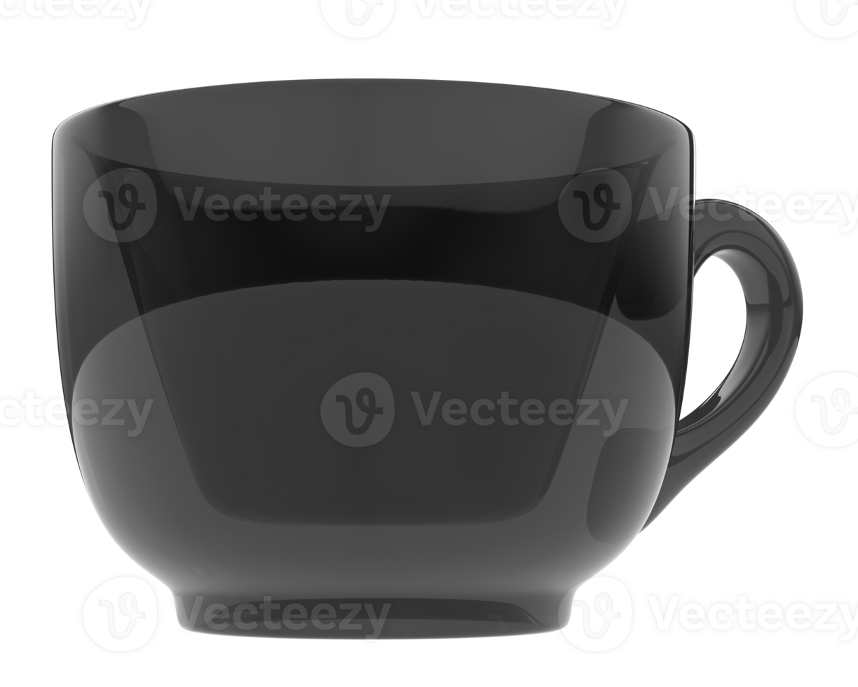 Cup isolated on background. 3d rendering - illustration png