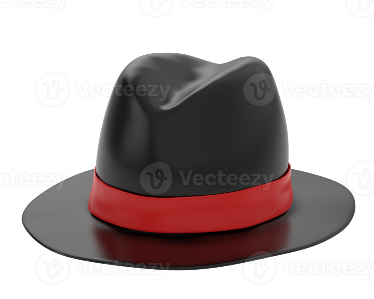Hat isolated on background. 3d rendering - illustration png