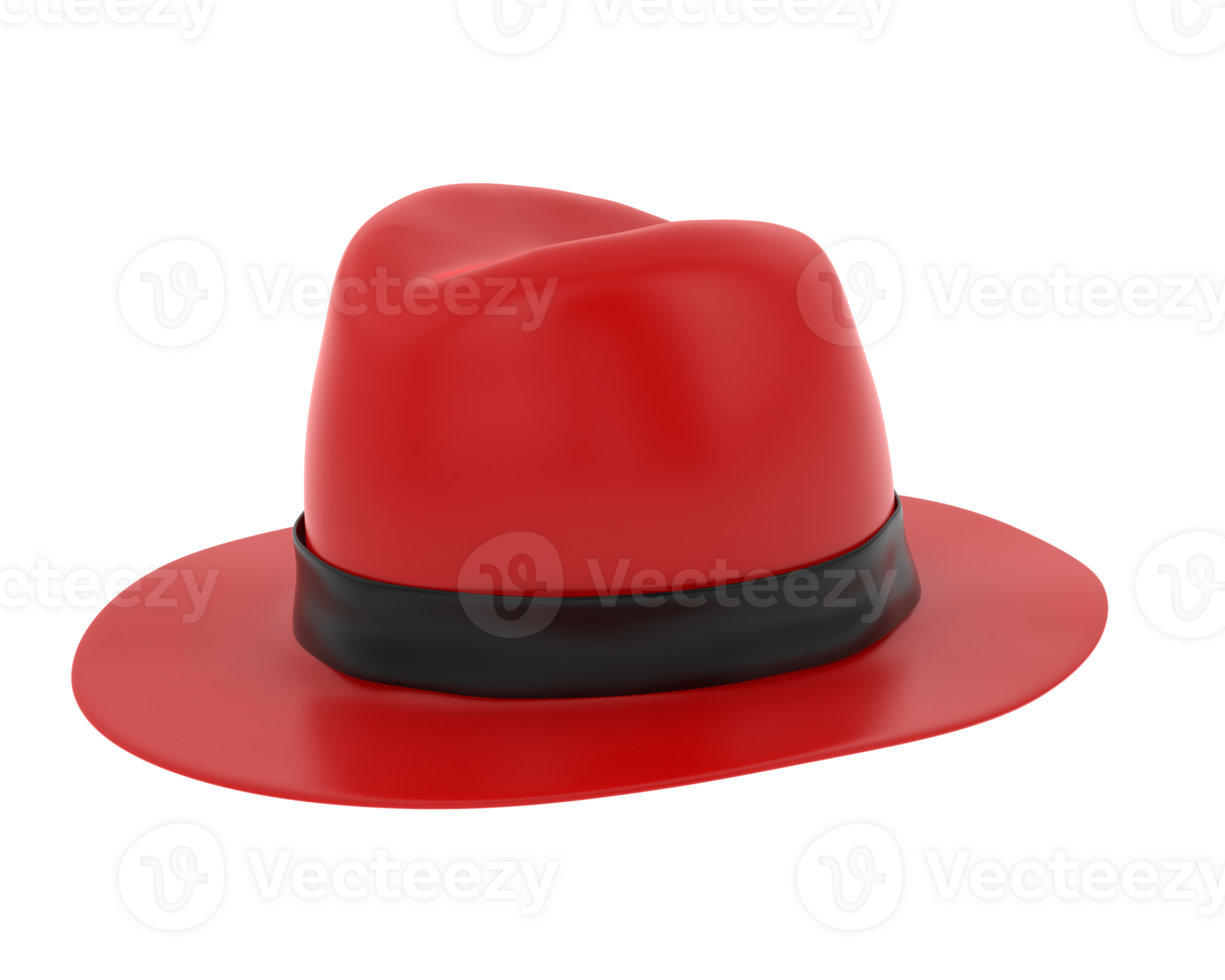 Hat isolated on background. 3d rendering - illustration png