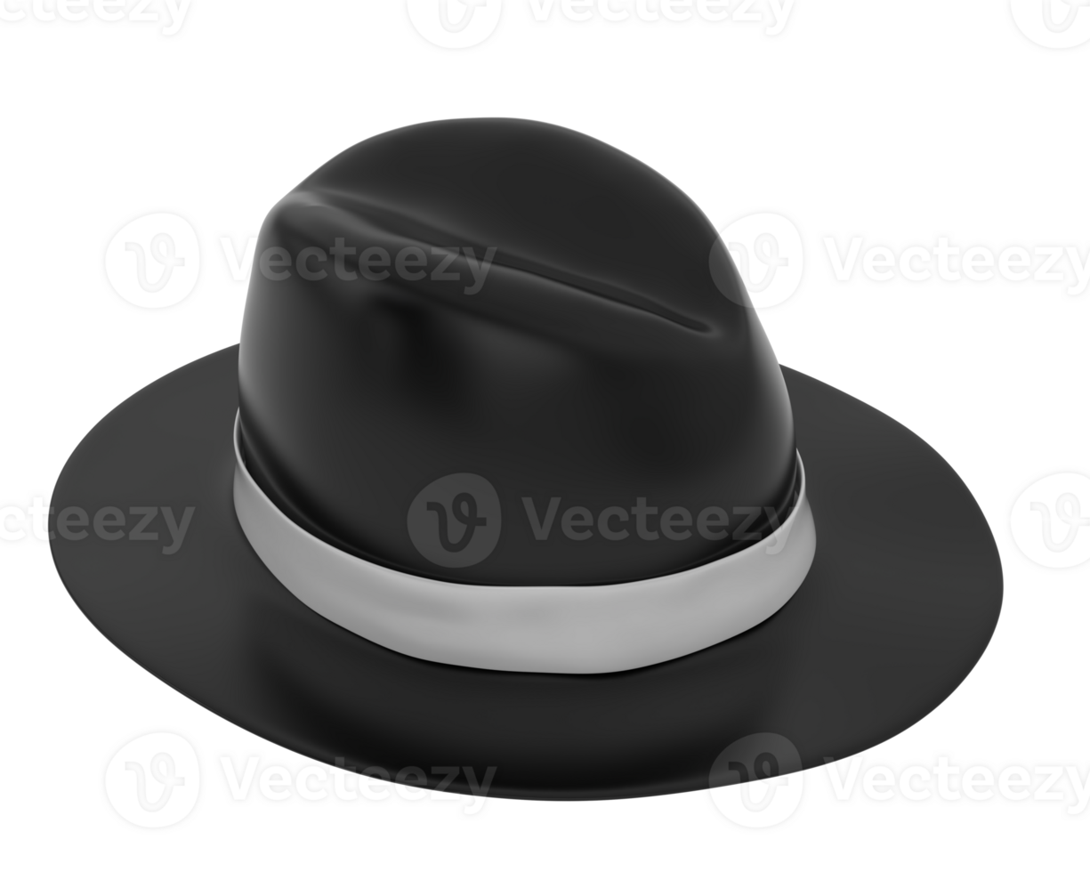 Hat isolated on background. 3d rendering - illustration png