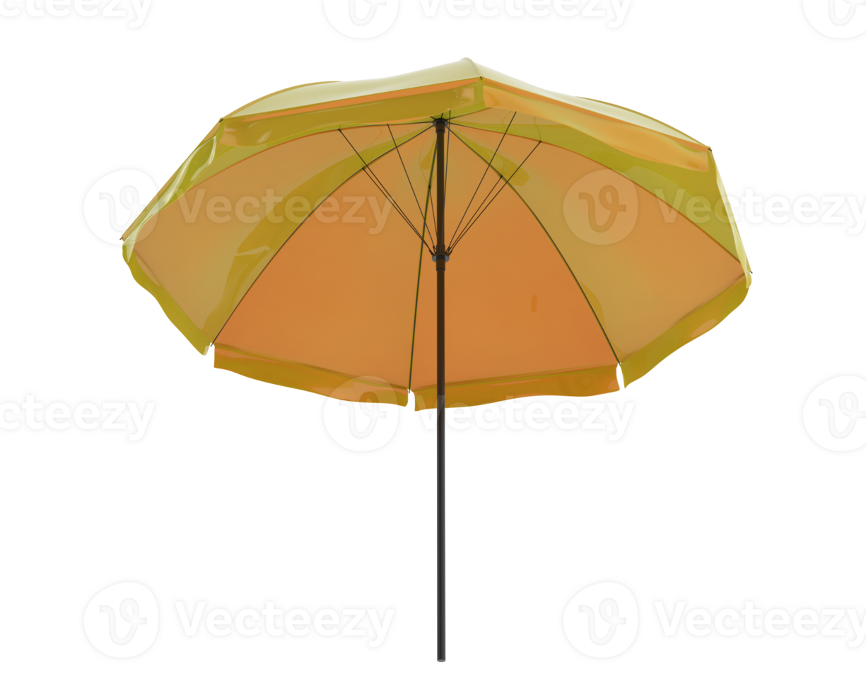 Umbrella isolated on background. 3d rendering - illustration png