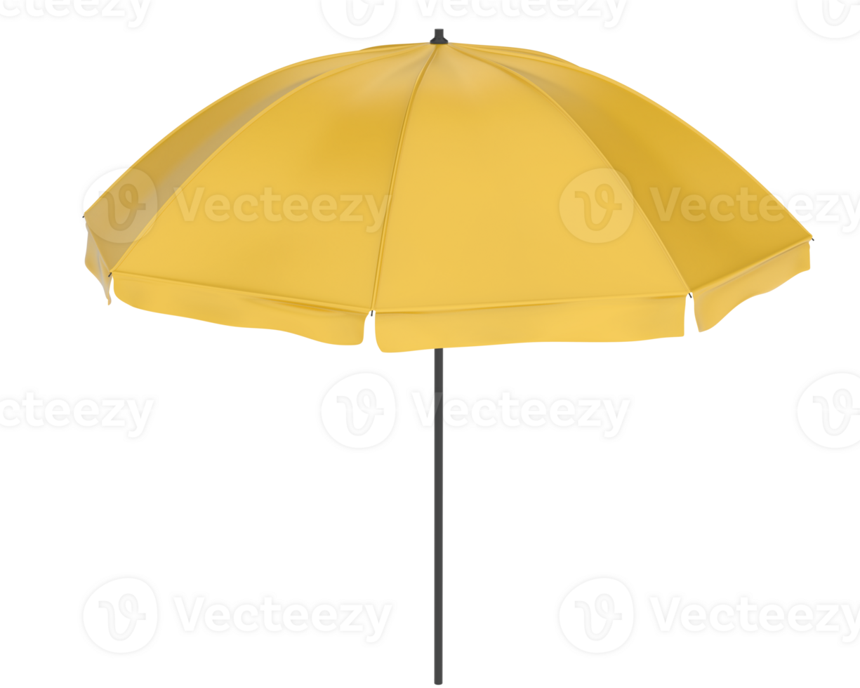 Umbrella isolated on background. 3d rendering - illustration png