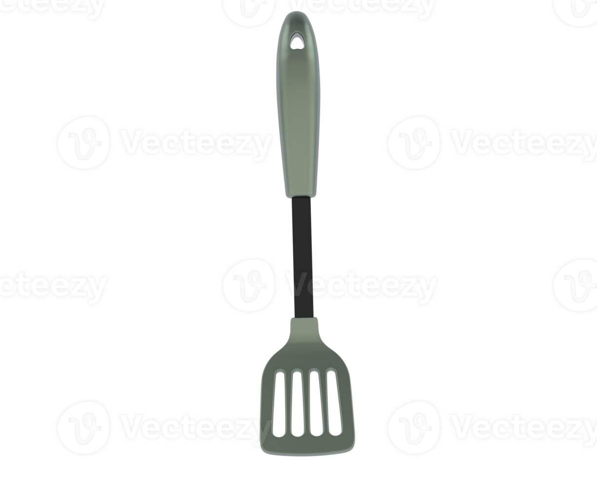 Spatula isolated on background. 3d rendering - illustration png