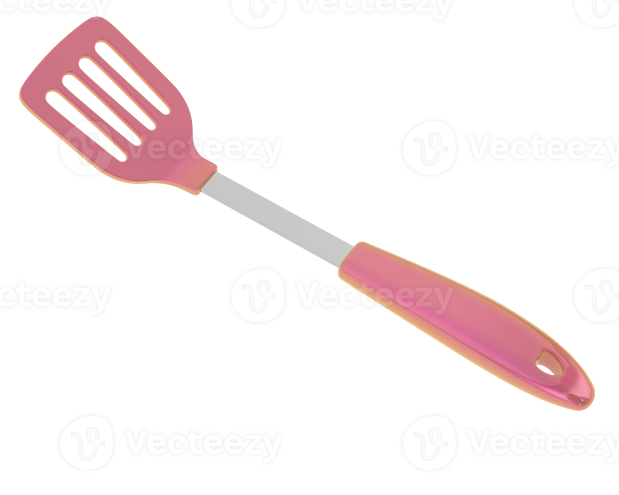 Spatula isolated on background. 3d rendering - illustration png