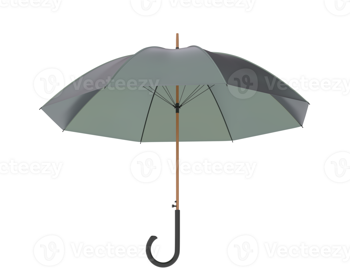 Umbrella isolated on background. 3d rendering - illustration png